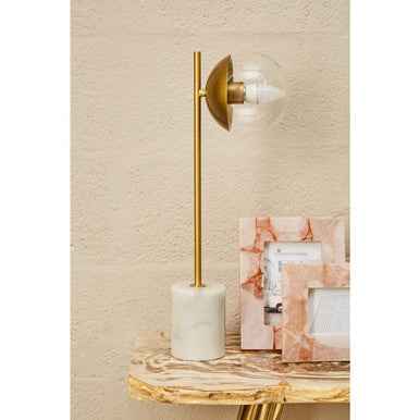 Revive Gold Finish Metal Table Lamp