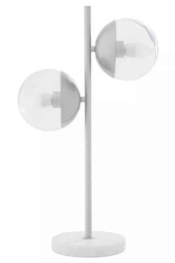 Revive Chrome Finish Two Shade Table Lamp