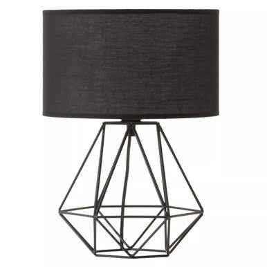 Wyra Black Shade Table Lamp