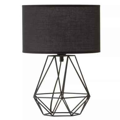 Wyra Black Shade Table Lamp