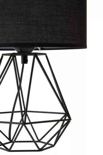 Wyra Black Shade Table Lamp