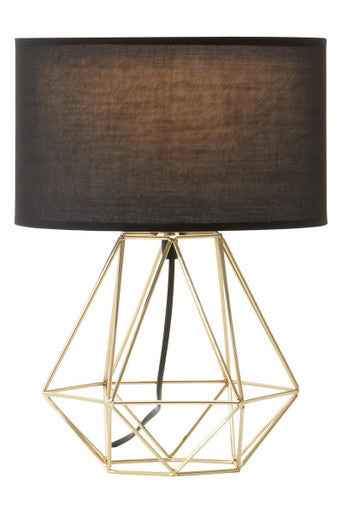 Wyra Black And Gold Finish Table Lamp