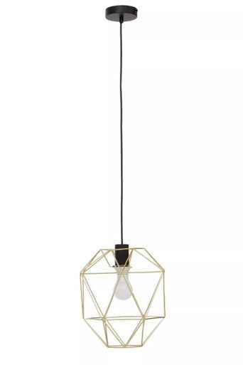 Wyra Champagne Gold Pendant Light