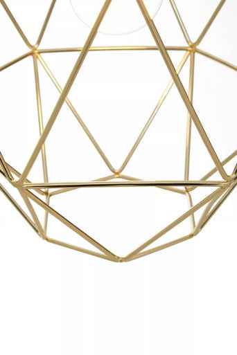 Wyra Champagne Gold Pendant Light