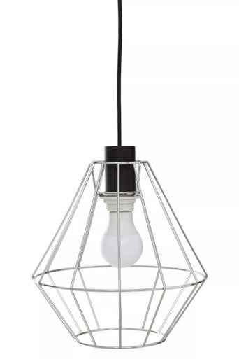 Wyra Chrome Cage Pendant Light