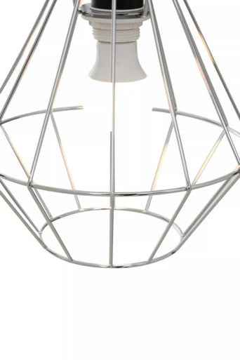 Wyra Chrome Cage Pendant Light