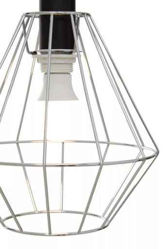 Wyra Chrome Cage Pendant Light