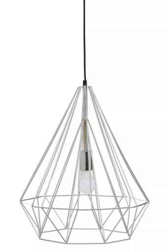Wyra Chrome Conical Pendant light