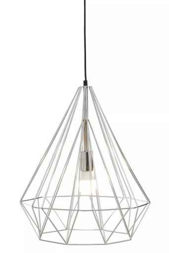 Wyra Chrome Conical Pendant light