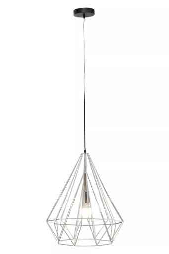 Wyra Chrome Conical Pendant light