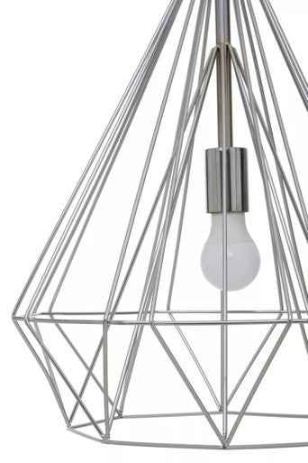 Wyra Chrome Conical Pendant light