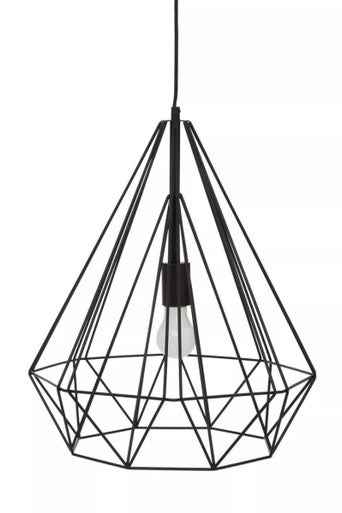 Wyra Black Conical Pendant light