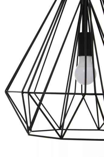 Wyra Black Conical Pendant light