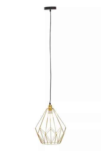 Wyra Champagne Gold Frame Pendant light