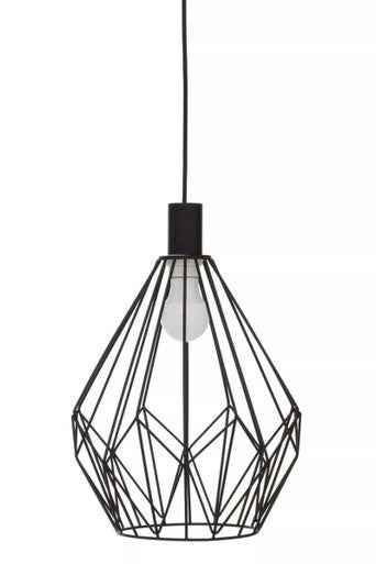 Wyra Black Finish Frame Pendant light