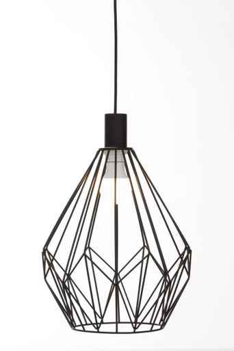 Wyra Black Finish Frame Pendant light