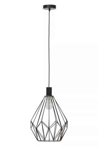 Wyra Black Finish Frame Pendant light