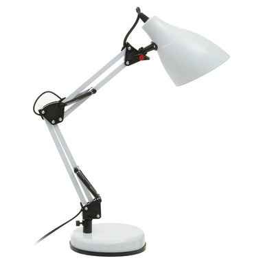 Finley White Adjustable Desk Lamp