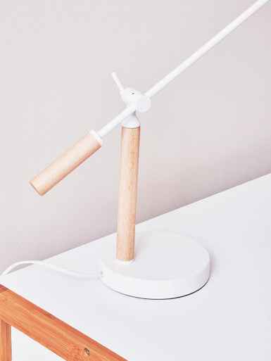 Stockholm Matte White Table Lamp