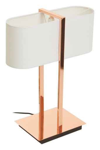 Lilian Copper Finish Table Lamp