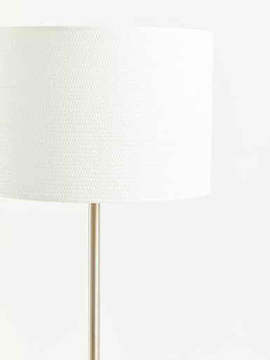 Forma Cream Waffle Effect Shade Floor Lamp