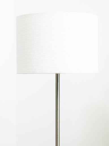 Forma Cream Waffle Effect Shade Floor Lamp