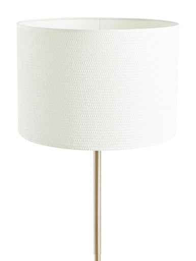 Forma Cream Waffle Effect Shade Floor Lamp
