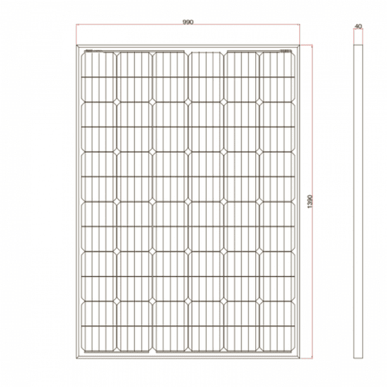 250W 12V dual battery solar kit for camper / boat with controller and cable