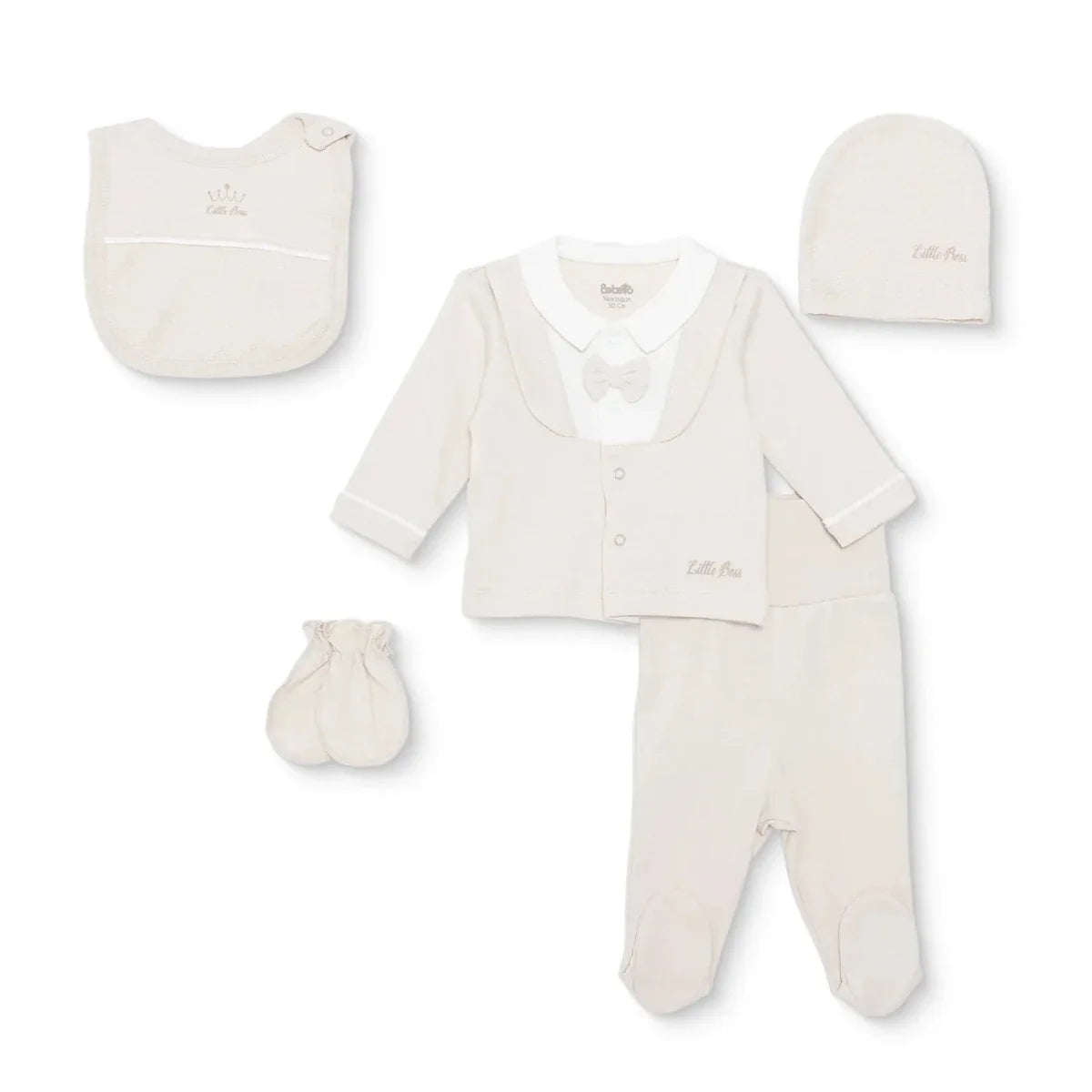 Bebetto 5 Piece Baby Hospital Bag Set on a Hanger (Newborn)