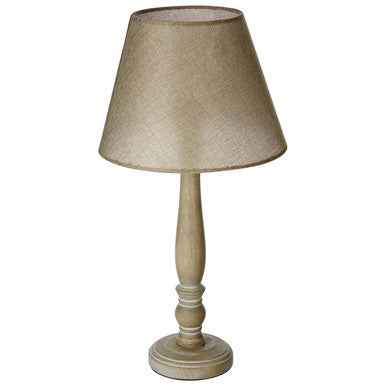 Maine Candlestick Table Lamp with Plain Rod