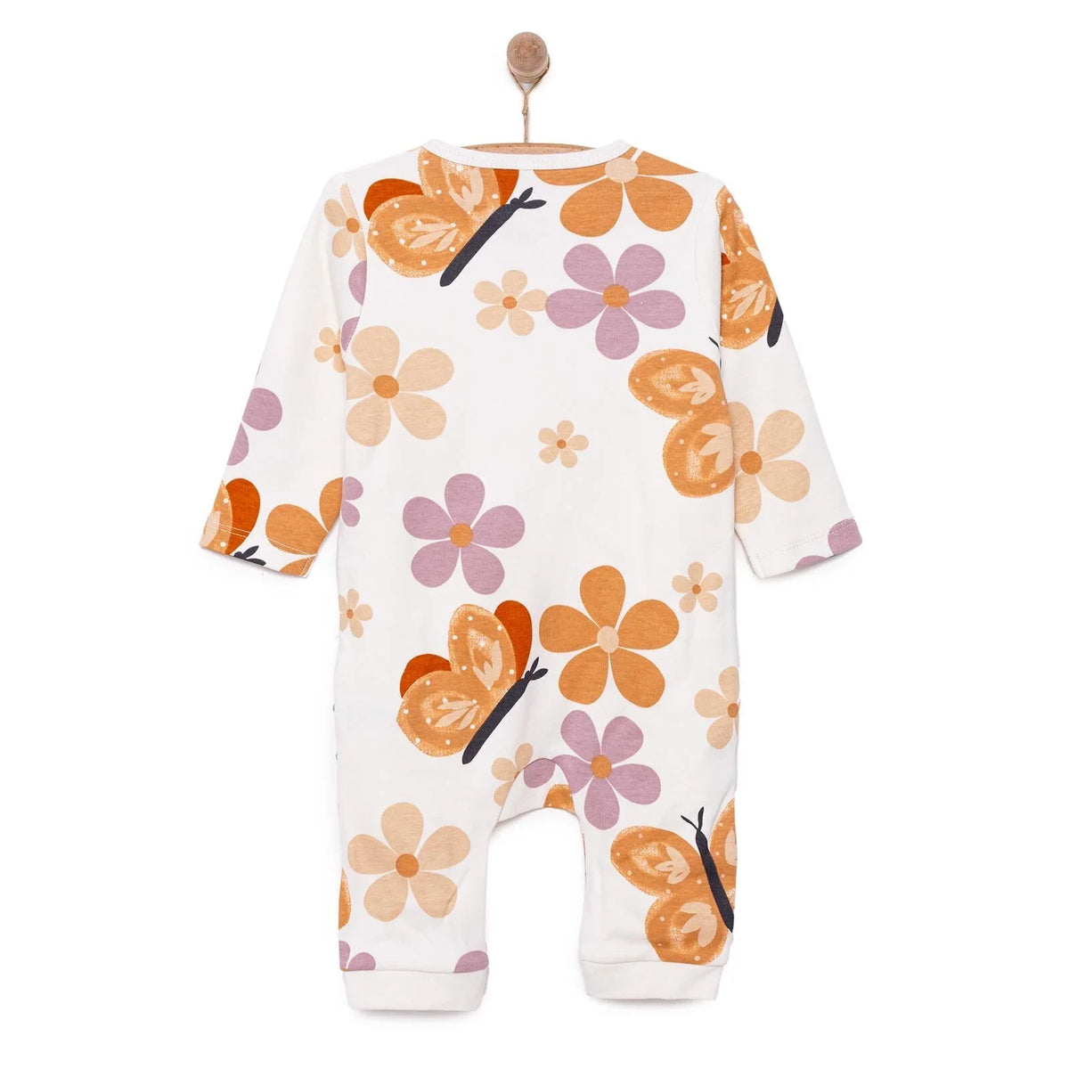 HelloBaby Butterfly Print Zip-Up Footless Baby Sleepsuit (6 Months to 3 Years)
