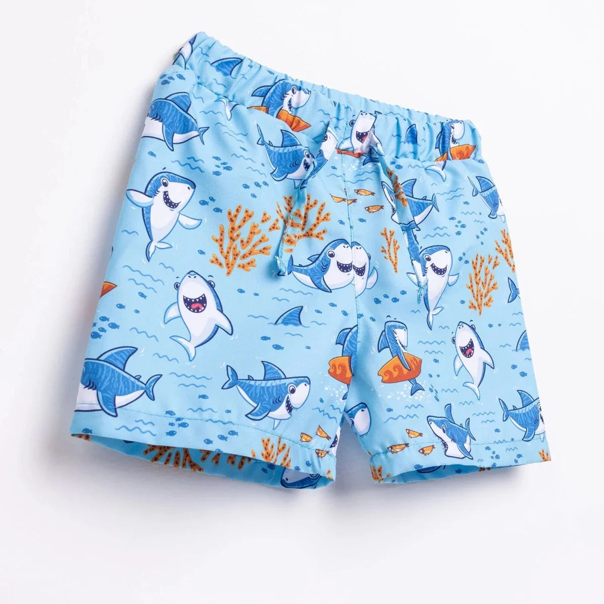HelloBaby UV Protection Shark Print Baby Swim Shorts (2 Years to 5 Years)