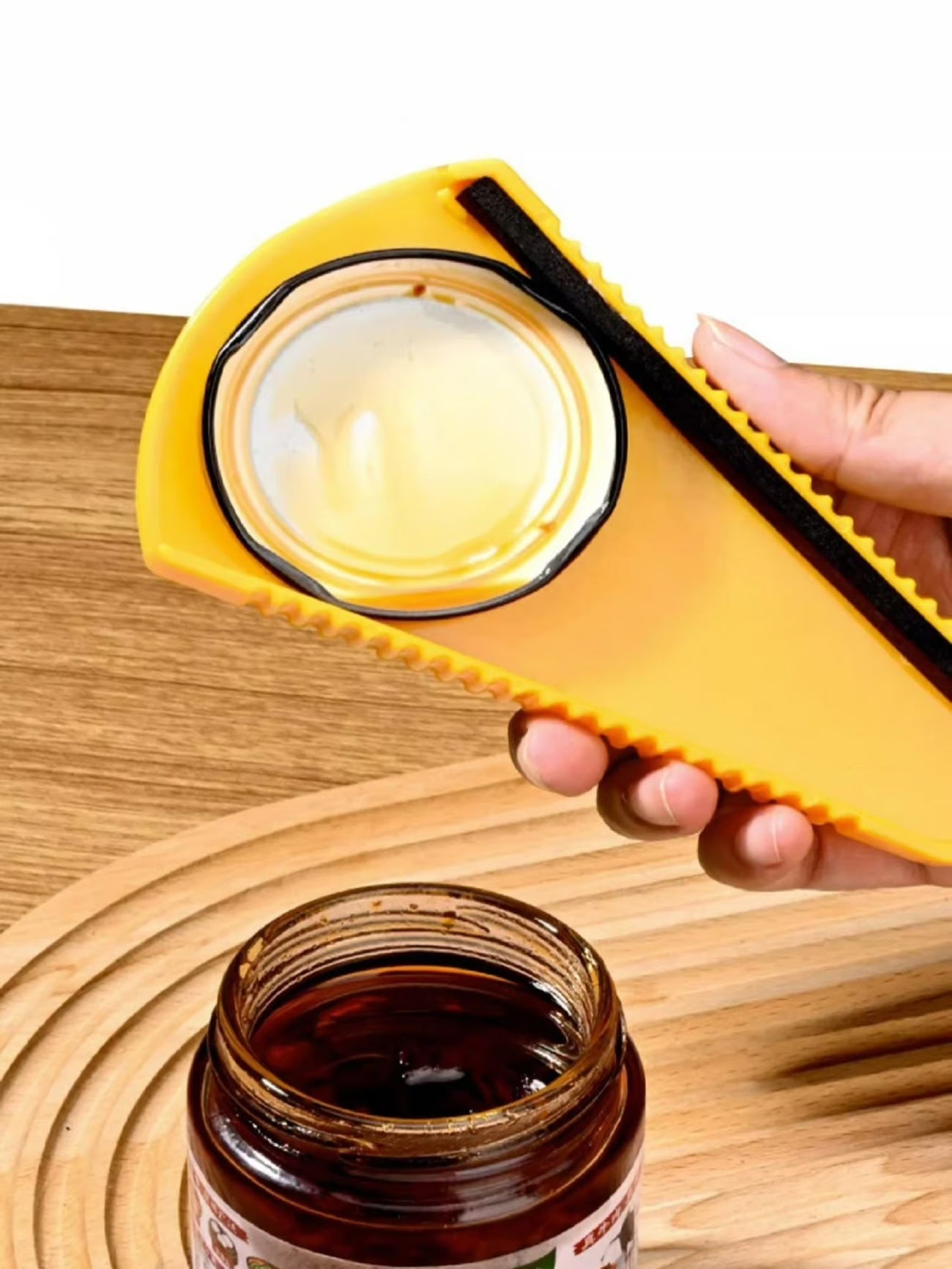 Multifunctional triangular jar and bottle opener
