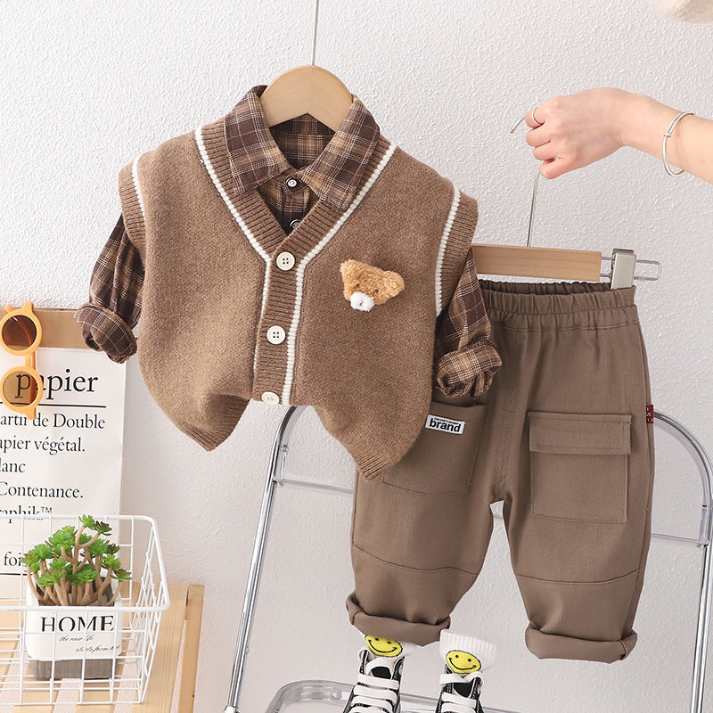 Children's Clothing Knitted Sweater Vest