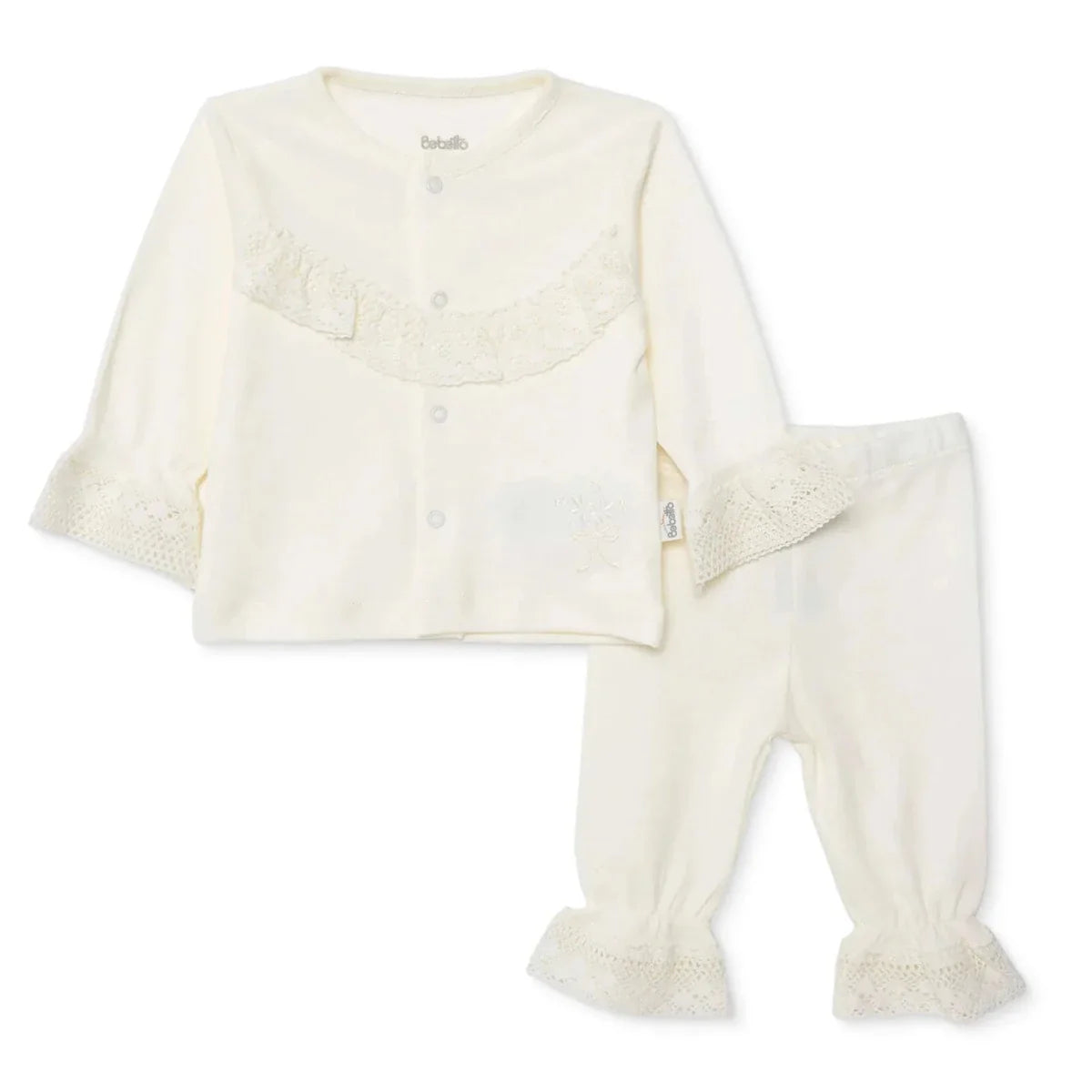 Bebetto Long Sleeve Baby Cardigan & Leggings Set (Newborn to 6-9 Months)