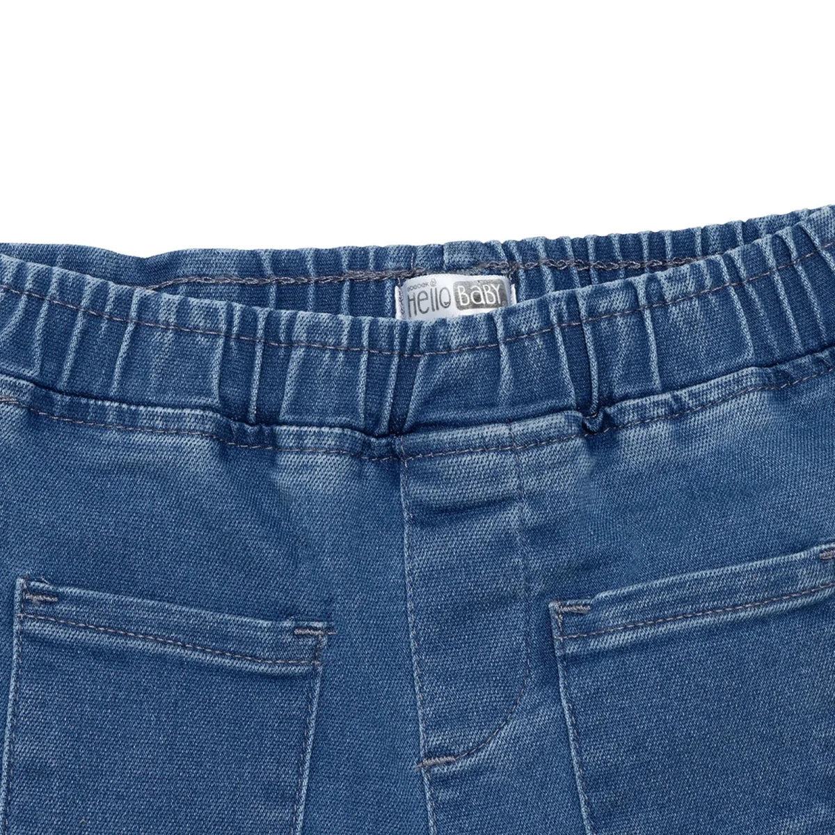 HelloBaby Hemmed Denim Baby Trousers (6-9 Months to 4-5 Years)