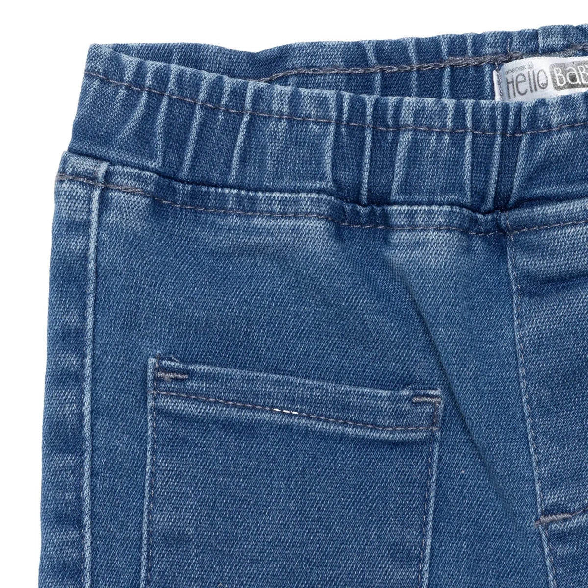HelloBaby Hemmed Denim Baby Trousers (6-9 Months to 4-5 Years)