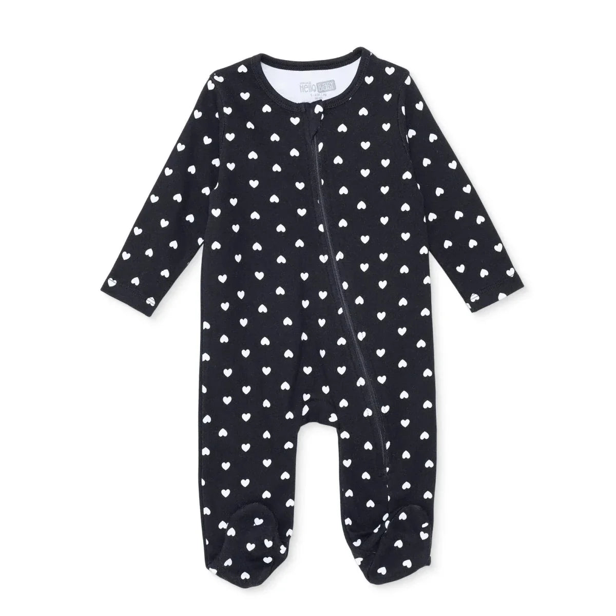 HelloBaby Long Sleeve Baby Sleepsuit with Feet (Newborn to 6-9 Months)