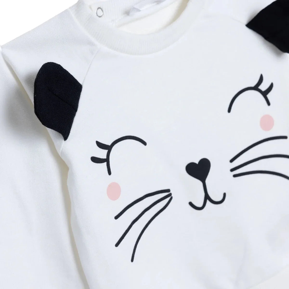 HelloBaby Cat Print Baby Sweatshirt (1-3 Months to 12 Months)