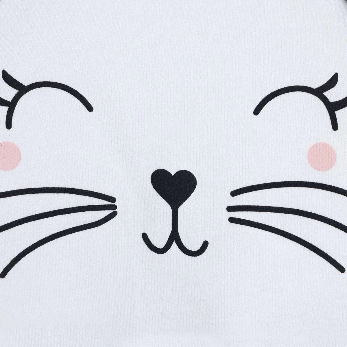 HelloBaby Cat Print Baby Sweatshirt (1-3 Months to 12 Months)