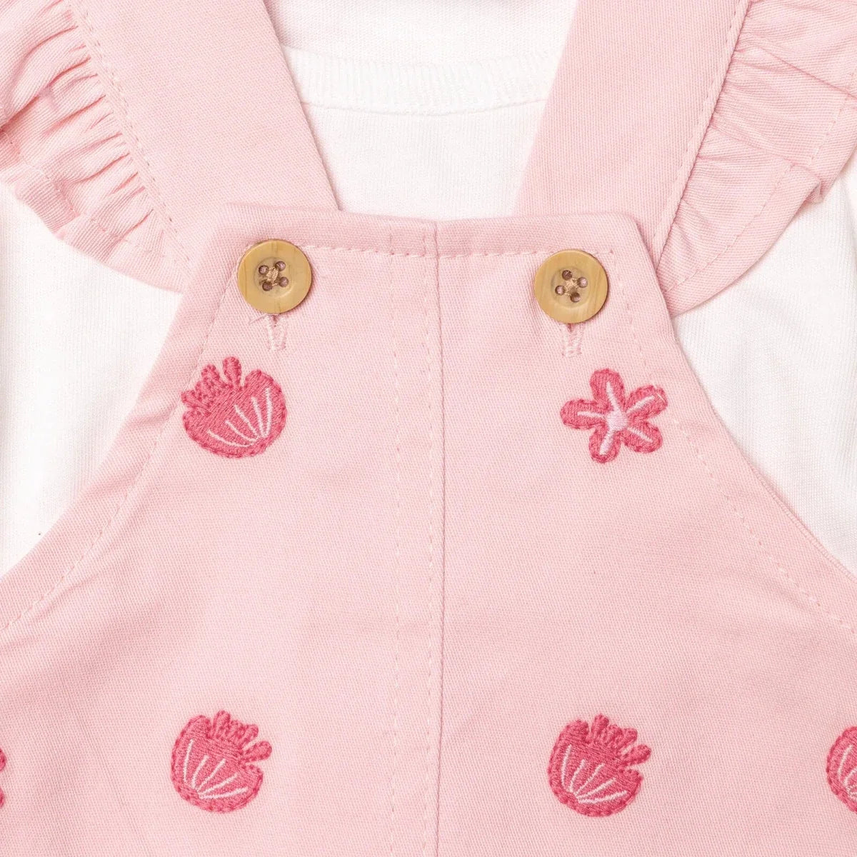 HelloBaby Loopback Baby Dungarees & Long Sleeve T-Shirt Set (6-9 Months to 4-5 Years)