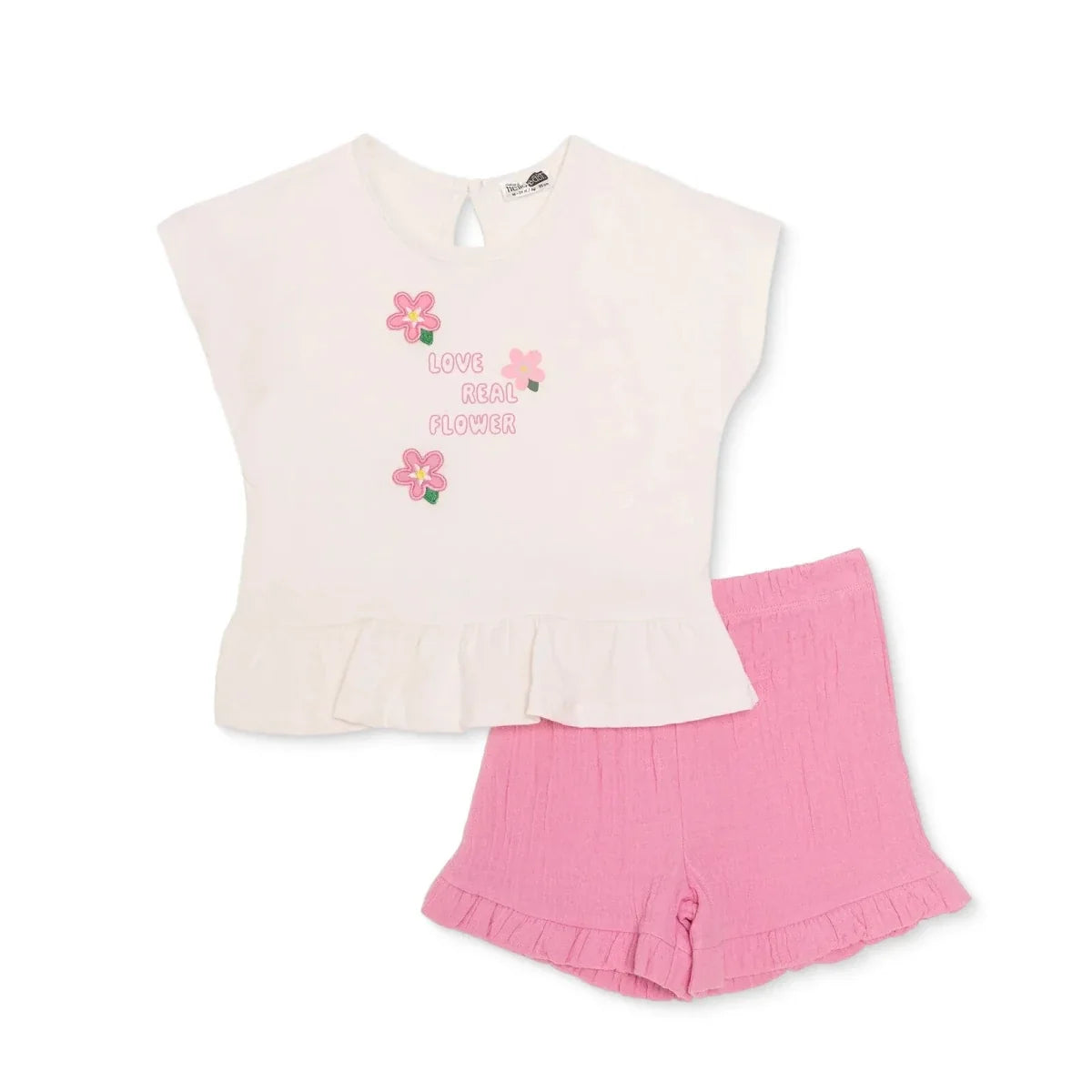 HelloBaby Short Sleeve Baby T-Shirt & Shorts Set (6-9 Months to 4-5 Years)