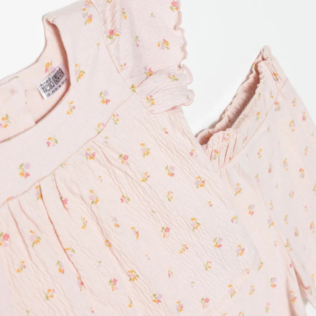 HelloBaby Short Sleeve Ribbed Baby Top & Shorts Set (6-9 Months to 4-5 Years)