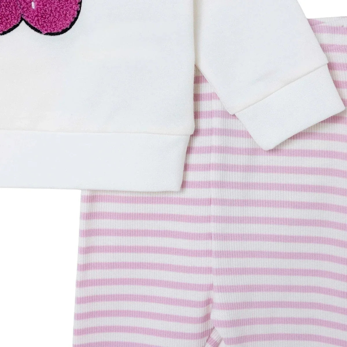 HelloBaby Cherry Print Baby Sweatshirt & Leggings Set (1-3 Months to 12 Months)