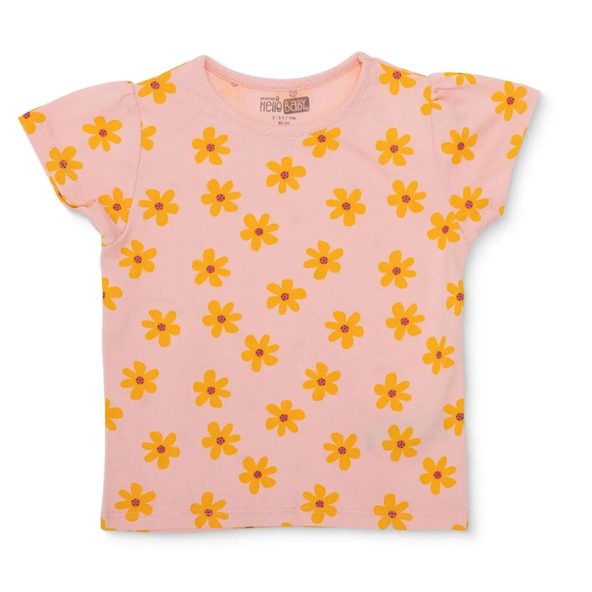 HelloBaby Short Sleeve Jersey Baby T-Shirt (3-6 Months to 3-4 Years)