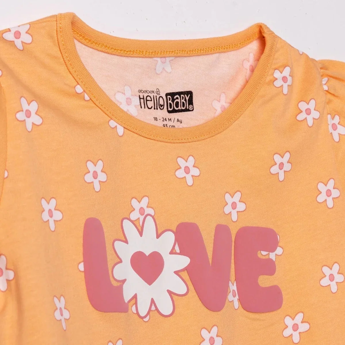 HelloBaby Short Sleeve Jersey Baby T-Shirt (3-6 Months to 3-4 Years)