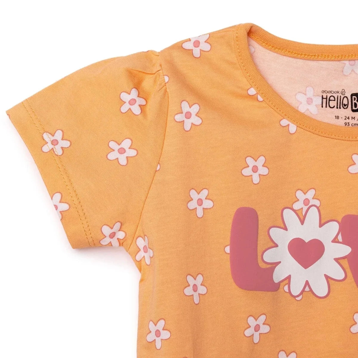 HelloBaby Short Sleeve Jersey Baby T-Shirt (3-6 Months to 3-4 Years)