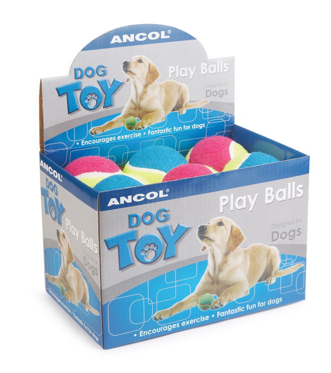Mega Tennis Balls Assorted 10cm - Case of 12