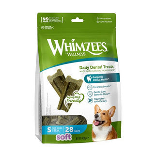 Whimzees Soft Value Bag S 28 Pieces - 6/CS - Case of 6
