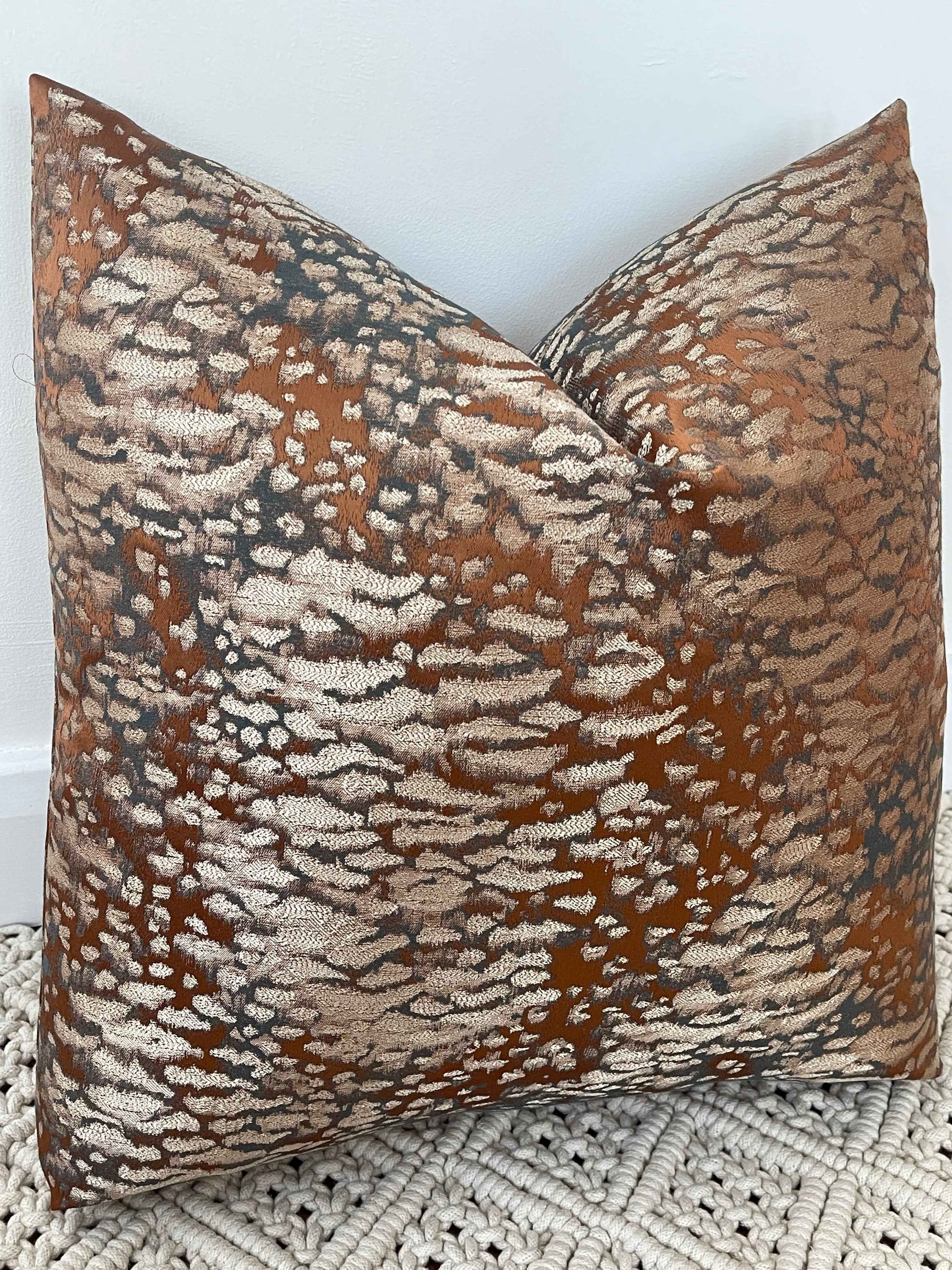 Pre-order - The Couture Cushion - The Bronze Leopard - Style No. 191
